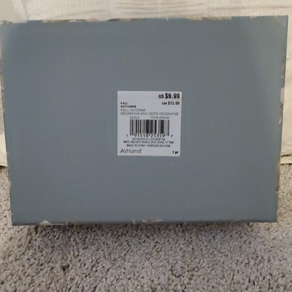 NWT  DECORATIVE BOX  AND PILLOW - Picture 4 of 4